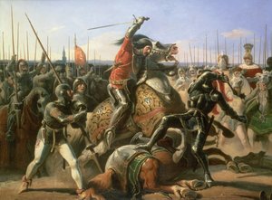 Duque de Friedland (1583-1634) en la carga de Wallenstein 1632